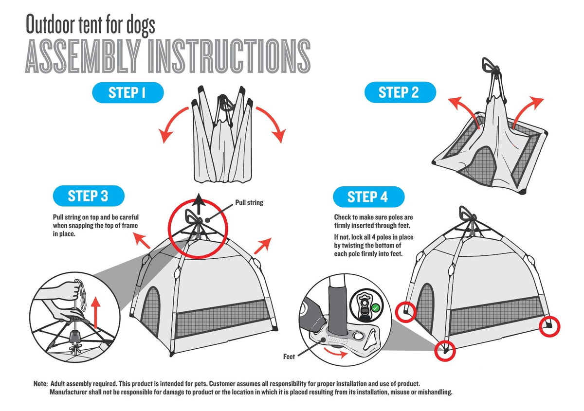Outdoor dog teepee store