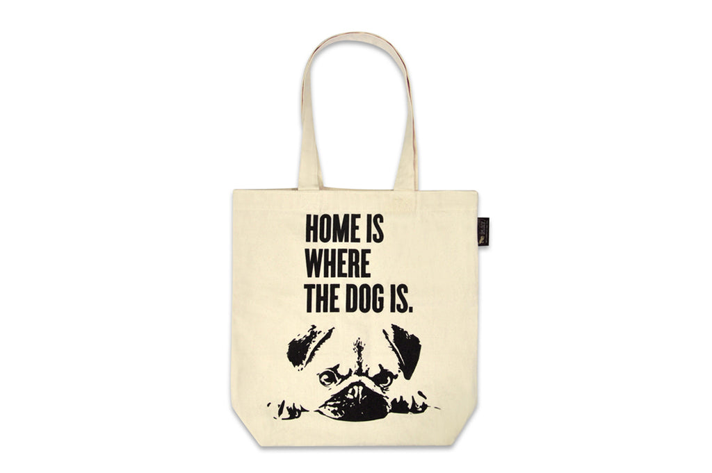 P.L.A.Y. - Home is where the dog is- Tote Bag front view, SKU: PY9005AUF