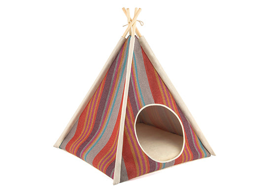 P.L.A.Y. Pet Teepee Tent, model Horizon Desert, SKU: PY6011AUF, on white background