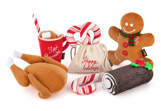 P.L.A.Y. Toy for dogs, Holiday classic set of 5 SKU: PY7060AU in a white backgroundF